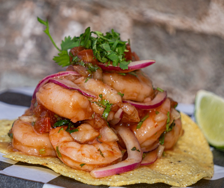 Shrimp Tostada