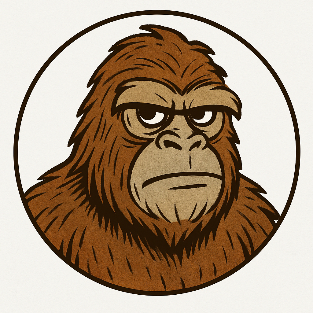 Skunkie the official Florida cryptid mascot of CitriSeaBurst citrus lager by Crafted